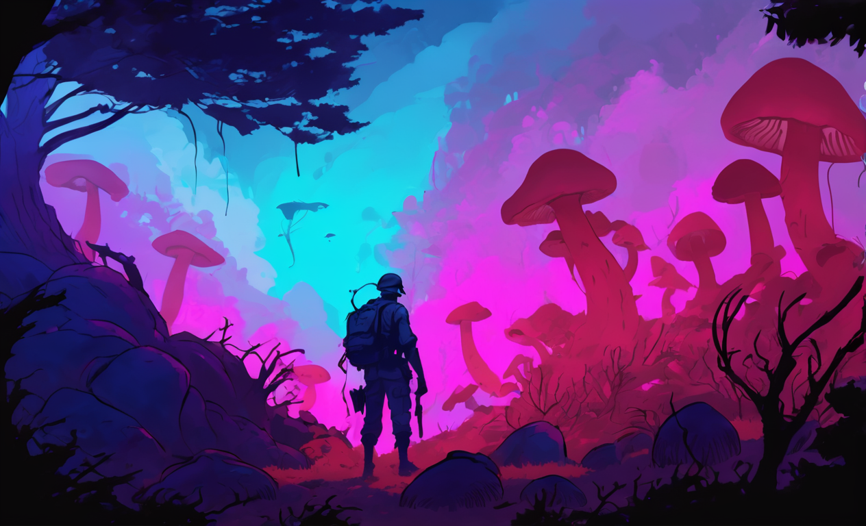 [Żołnierz i grzyb]